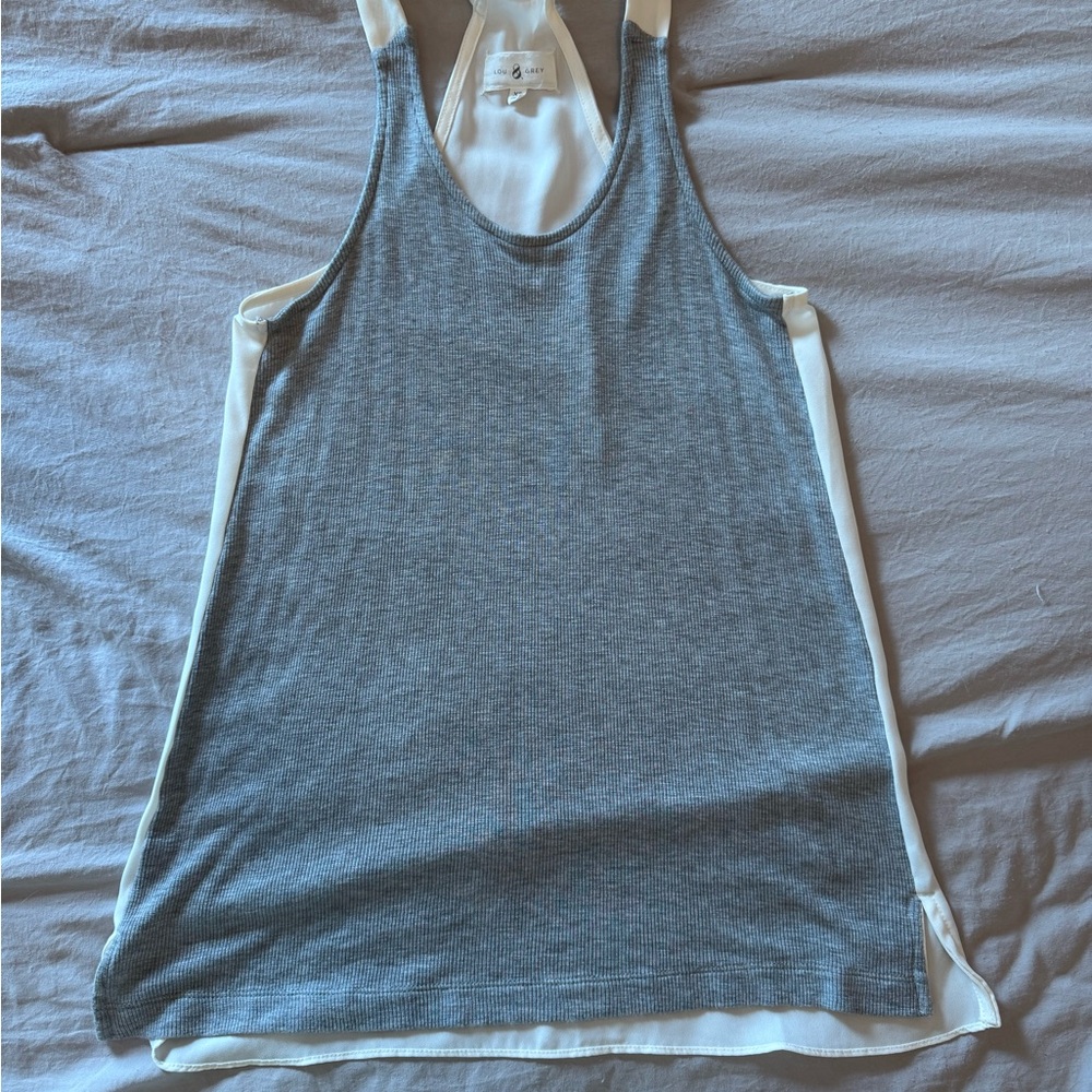 Lou & Grey Blue and White Tank Top